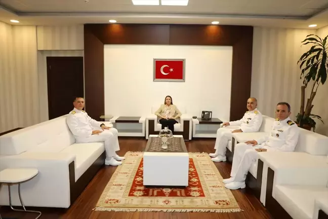 Kuzey Deniz Saha Komutanı Bartın Valisi'ni ziyaret etti