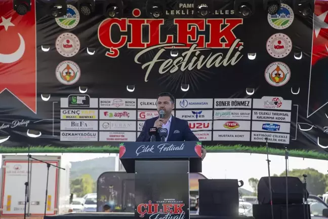 Sakarya'da İlk Çilek Festivali Renkli Görüntülere Sahne Oldu