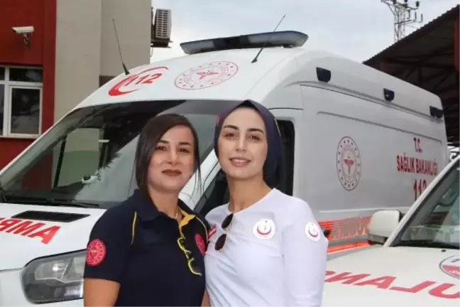 Samsun'da İlk Kadın Ambulans Sürücüleri Göreve Başladı
