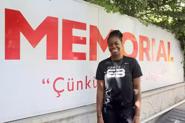 Melikgazi Kayseri Basketbol'un yeni transferi Breanna Richardson sağlık kontrolünden geçti