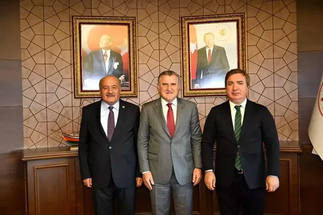 Erzincan Valisi ve AK Parti Erzincan Milletvekili Gençlik ve Spor Bakanı'nı ziyaret etti