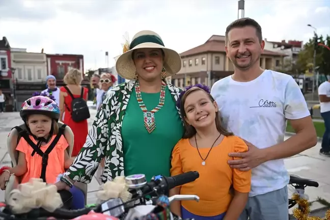 Edirne'de Süslü Kadınlar Bisiklet Turu düzenlendi
