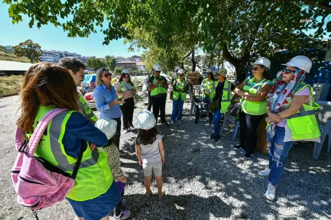Ankara'da Roma Tiyatrosu ve Arkeopark'a şantiye gezisi düzenlendi
