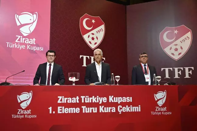 Ziraat Türkiye Kupası'nda 1. eleme turu kura çekimi yapıldı