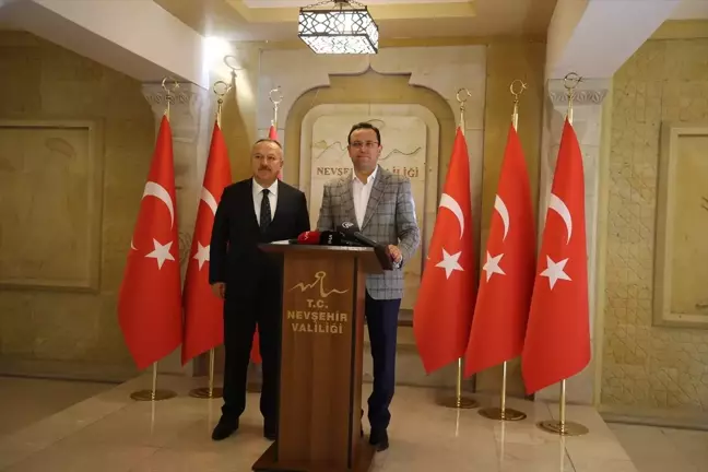 Tarım ve Orman Bakan Yardımcıları Gümen, Gizligider ve Tiryaki, Nevşehir Valiliğini ziyaret etti