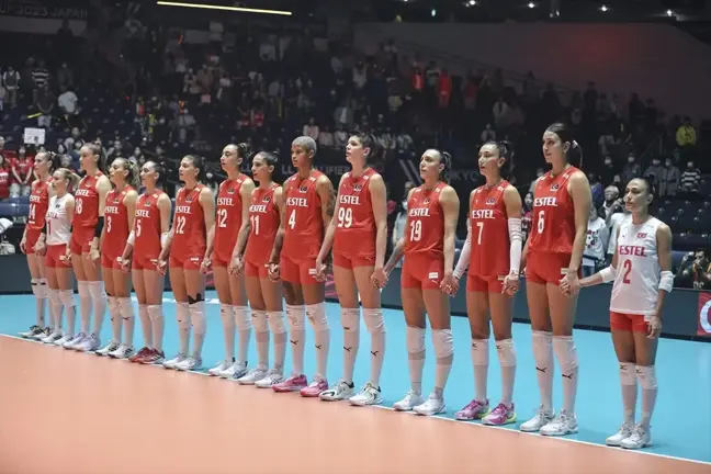 A Milli Kadın Voleybol Takımı Belçika'yı 3-0 Yendi
