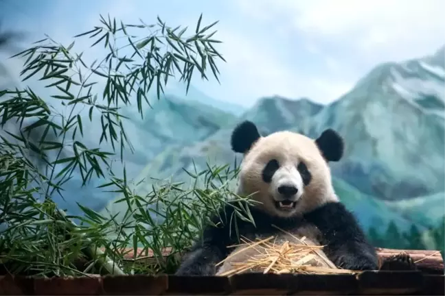 Wuhan Hayvanat Bahçesi'ne İki Dev Panda Geldi