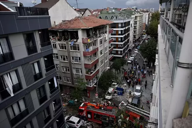 İstanbul Bahçelievler'de Beş Katlı Binada Patlama: 1 Ölü 4 Yaralı