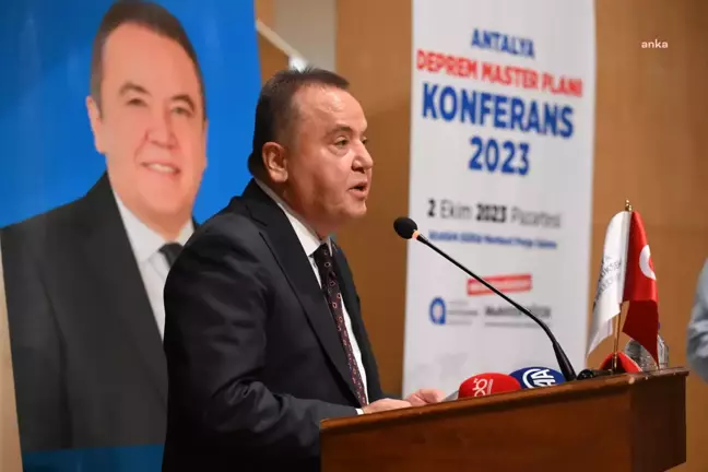 Antalya Büyükşehir'den Antalya Deprem Master Planı Konferansı