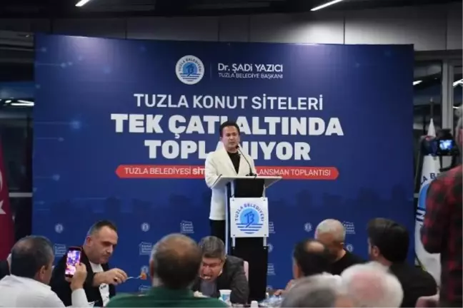 Tuzla Konut Siteleri Masası Projesi Tanıtıldı