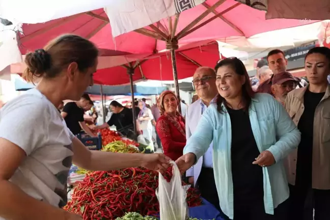 Aydın Büyükşehir Belediye Başkan Özlem Çerçioğlu, Germencik'te Vatandaşlarla Bir Araya Geldi