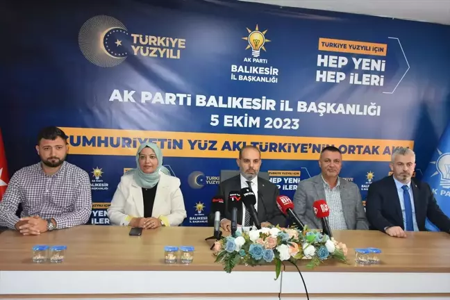 Balıkesir'de AK Parti 4. Olağanüstü Büyük Kongresine ilişkin açıklama yapıldı