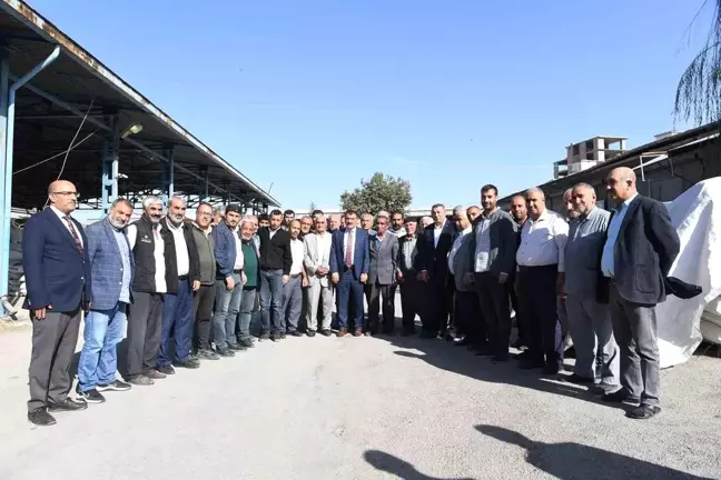 Gürkan'dan buğday pazarı esnafına kira desteği