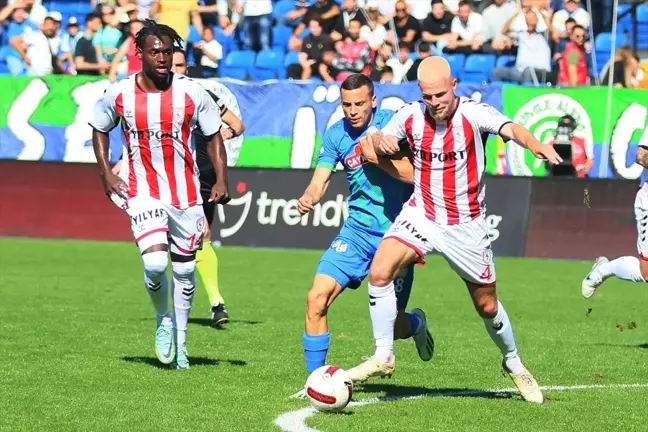 Çaykur Rizespor, Yılport Samsunspor'u 1-0 Yendi