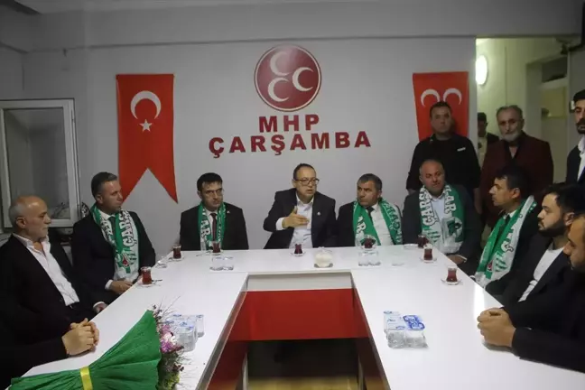 MHP Samsun Milletvekili Topsakal ve İl Başkanı Mucur'dan Çarşamba'ya ziyaret