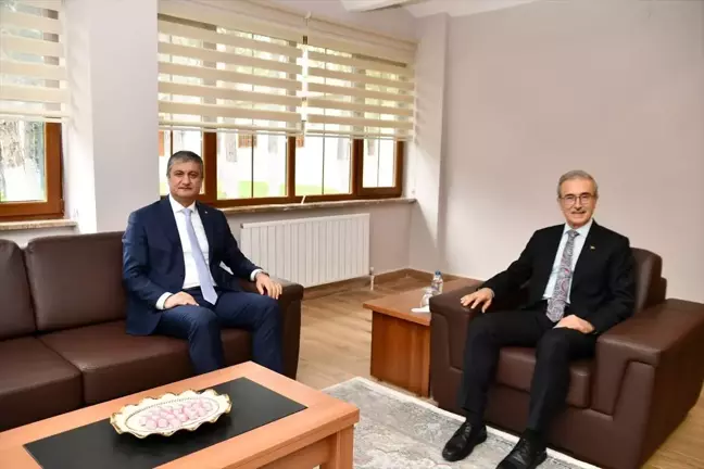 Karabük Valisi Mustafa Yavuz, KARDEMİR Yönetim Kurulu Başkanı İsmail Demir'i ziyaret etti