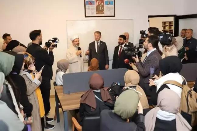 Diyanet İşleri Başkanı Prof. Dr. Ali Erbaş, Ordu Üniversitesi Rektörü Prof. Dr. Orhan Baş'ı ziyaret etti