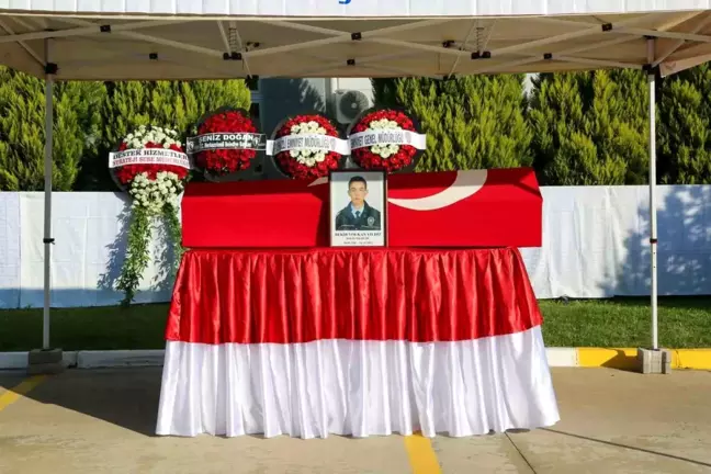 Denizli İl Emniyet Müdürlüğü'ne bağlı polis memuru için cenaze töreni düzenlendi