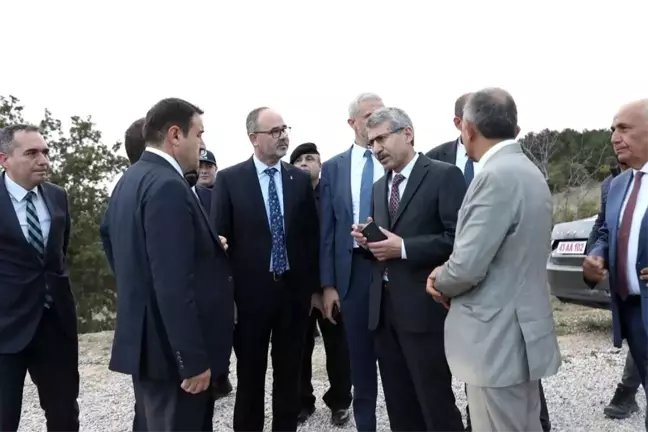 Kütahya'da Karma Organize Sanayi Bölgesi İçin Yer İncelemesi Yapıldı