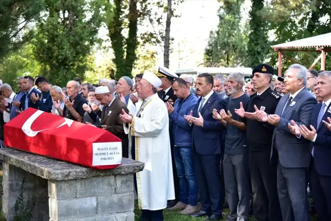 Zonguldak'ta vefat eden gazi son yolculuğuna uğurlandı