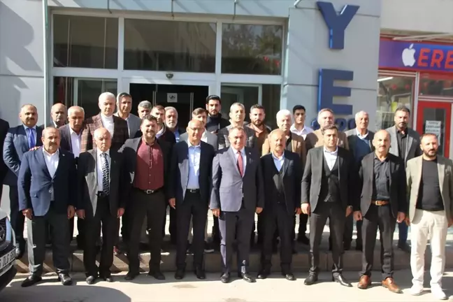 AK Parti Muş Milletvekili Mehmet Emin Şimşek Malazgirt'te Ziyaretlerde Bulundu
