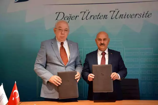Düzce Üniversitesi ile LEPL Sokhumi Devlet Üniversitesi Arasında İş Birliği Protokolü İmzalandı