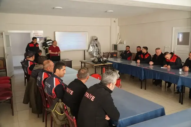 Osmancık Belediyesi İtfaiye Personeline Mesleki Eğitim Düzenlendi