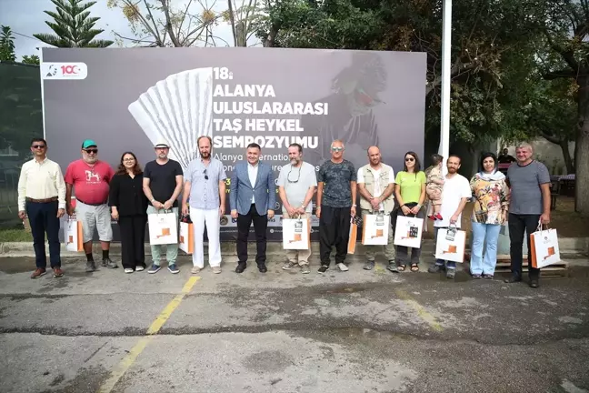 Alanya'da 18. Uluslararası Taş Heykel Sempozyumu Başladı