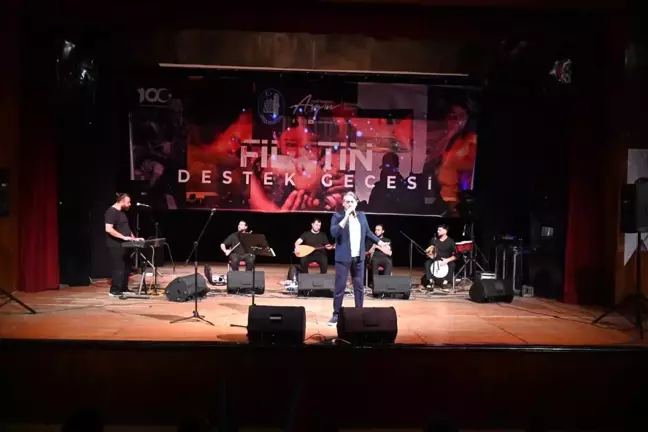 Çorum Belediyesi Filistin Destek Gecesi düzenledi