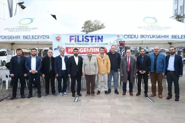 Ordu Büyükşehir Belediye Başkanı Filistin Kermesini Ziyaret Etti
