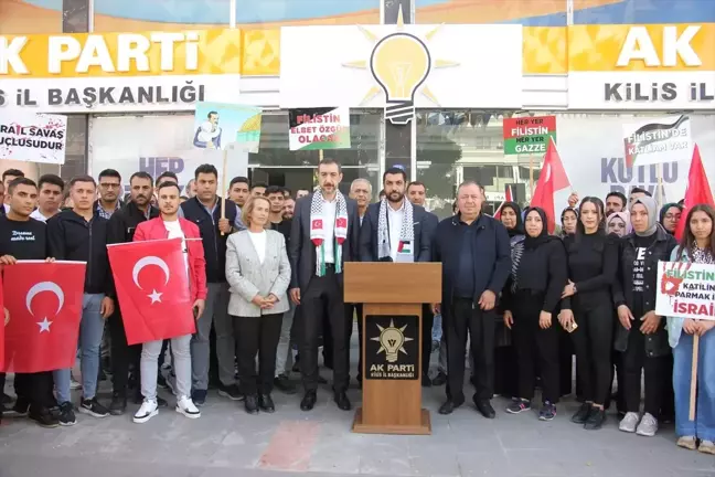 AK Parti Gençlik Kolları Filistin İçin Yürüdü