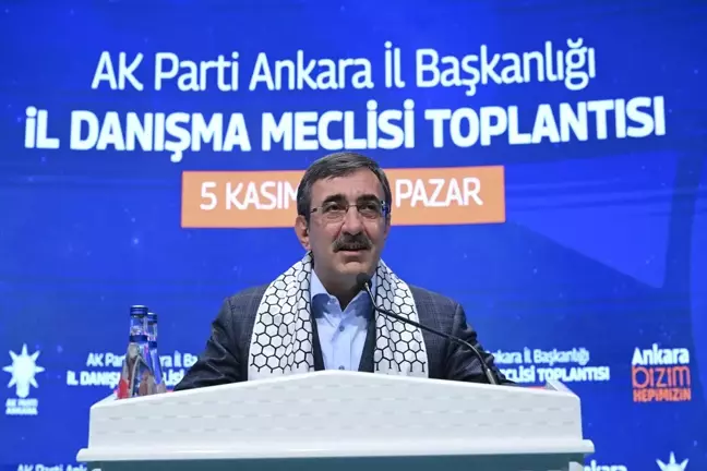 Cumhurbaşkanı Yardımcısı Yılmaz, AK Parti Ankara İl Danışma Meclisi Toplantısı'nda konuştu Açıklaması