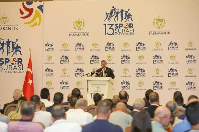 KKTC'de düzenlenen 13. Spor Şurası'na Gençlik ve Spor Bakanı Osman Aşkın Bak katıldı