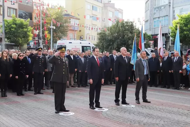 Atatürk'ün ölüm yıl dönümü Tekirdağ'da törenlerle anıldı