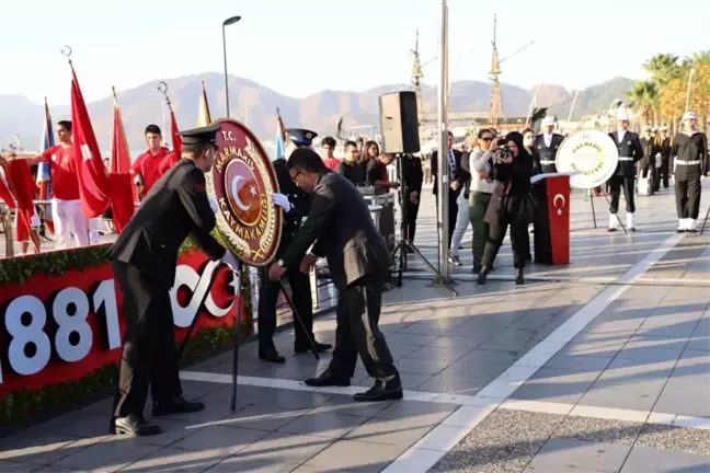 Marmaris'te Atatürk'ün Vefatının 85. Yılı Anma Töreni Düzenlendi