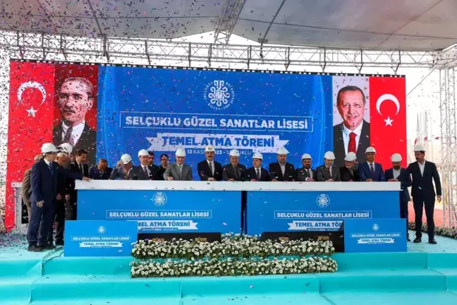 Türkiye'nin en kapsamlı ve modern Güzel Sanatlar Lisesi'nin temeli atıldı