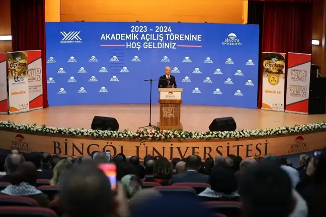 YÖK Başkanı Özvar, Bingöl Üniversitesi Akademik Yıl Açılış Töreni'nde konuştu Açıklaması
