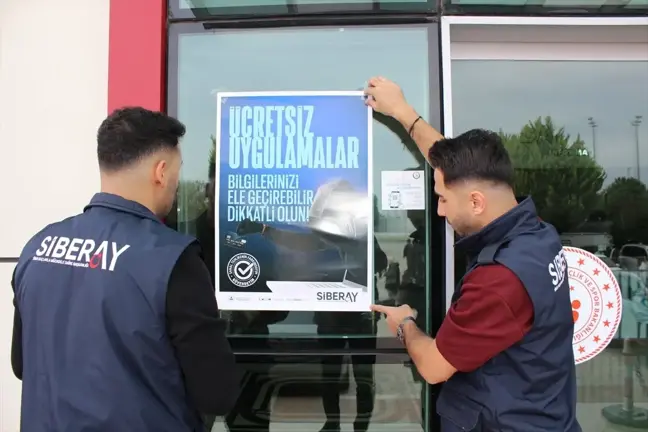 Samsun'da Siberay ekipleri yasadışı bahis hakkında vatandaşları uyardı