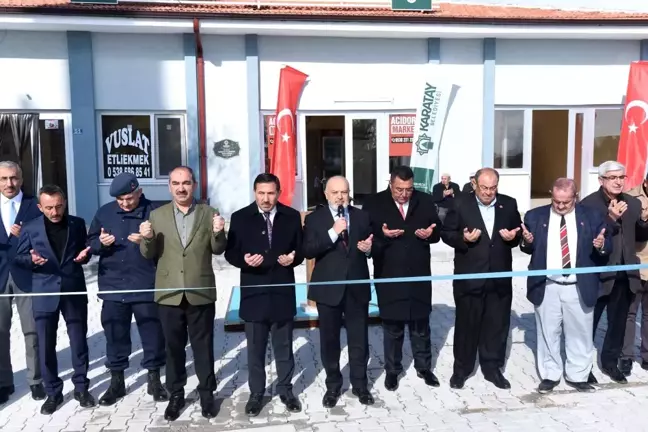Karatay Belediyesi Acıdort Mahallesinde Sosyal Tesis ve Lojman Açılışı Yaptı