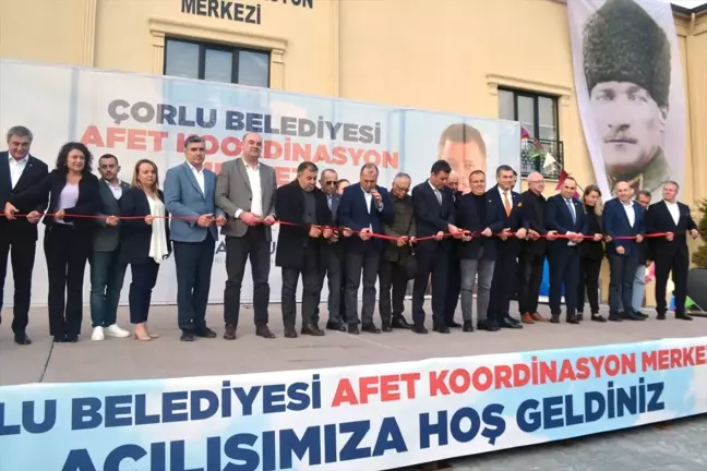 Çorlu Belediyesi Afet Koordinasyon Merkezi Hizmete Girdi