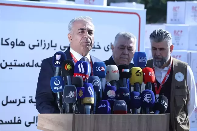 Irak Kürt Bölgesel Yönetimi'nden Gazze'ye Yardım Gönderilecek