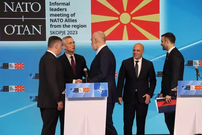 NATO Bölge Müttefikleri Gayriresmi Liderler Toplantısı Üsküp'te Son Buldu