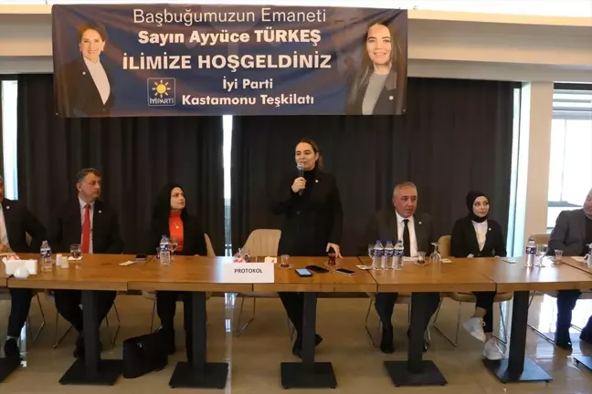İYİ Parti Genel Başkan Yardımcısı Ayyüce Türkeş Taş, Kastamonu'da Partililerle Buluştu