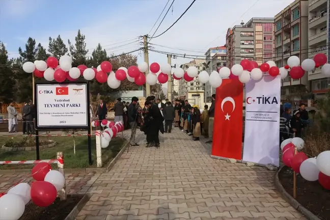 TİKA, Afganistan'da Teymeni Parkı'nın açılışını gerçekleştirdi