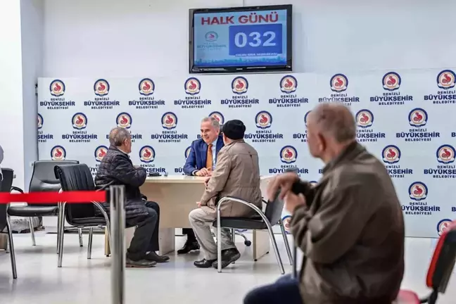 Denizli Büyükşehir Belediye Başkanı Osman Zolan Halk Gününde Vatandaşlarla Buluştu