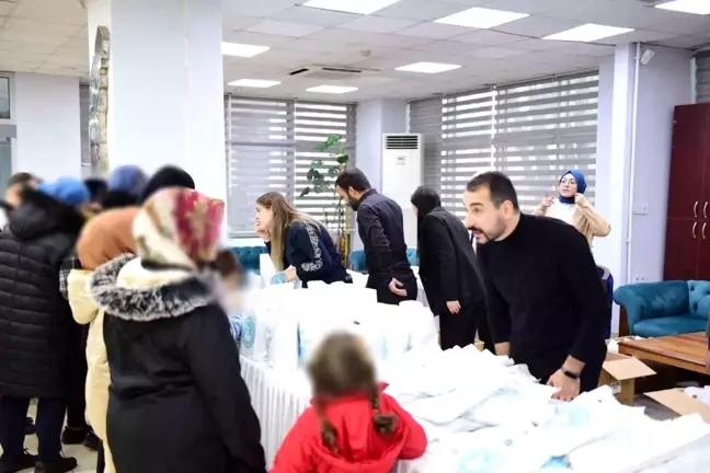 Kestel Belediyesi 'Eller de, yürekler de üşümesin' projesi ile ihtiyaç sahibi çocuklara yardım eli