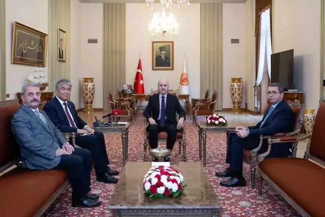 TBMM Başkanı Numan Kurtulmuş, TÜRKSOY Heyetini Kabul Etti