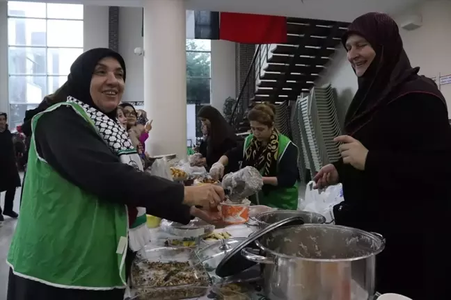 Samsun'da Filistin'e Destek Kampanyası Devam Ediyor
