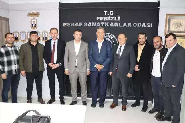 Sakarya Ticaret Borsası Başkanı Ferizli Esnaf ve Sanatkarları Odası Başkanını Ziyaret Etti