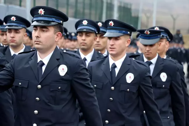 Karabük POMEM'de 454 polis adayı mezuniyet töreni düzenlendi
